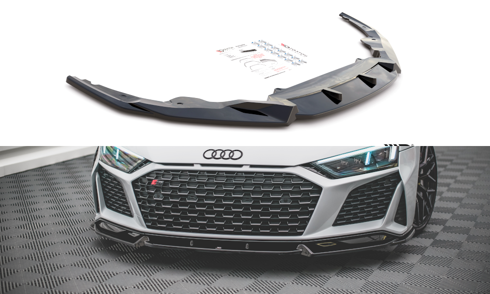 Front Ansatz V.1 für Audi R8 Mk2 Facelift Carbon Look