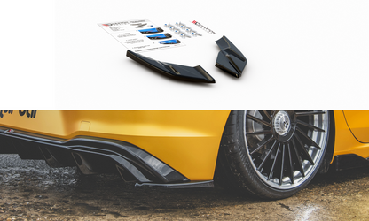 Heck Ansatz Flaps Diffusor für VW Golf 8  Carbon Look