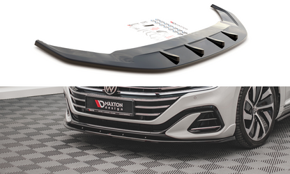 Front Ansatz V.2 für Volkswagen Arteon R-Line Facelift schwarz matt