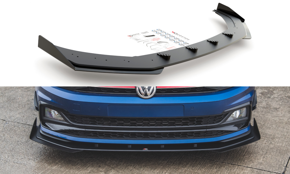 Robuste Racing Front Ansatz für passend +Flaps für Volkswagen Polo GTI –  Tuning King
