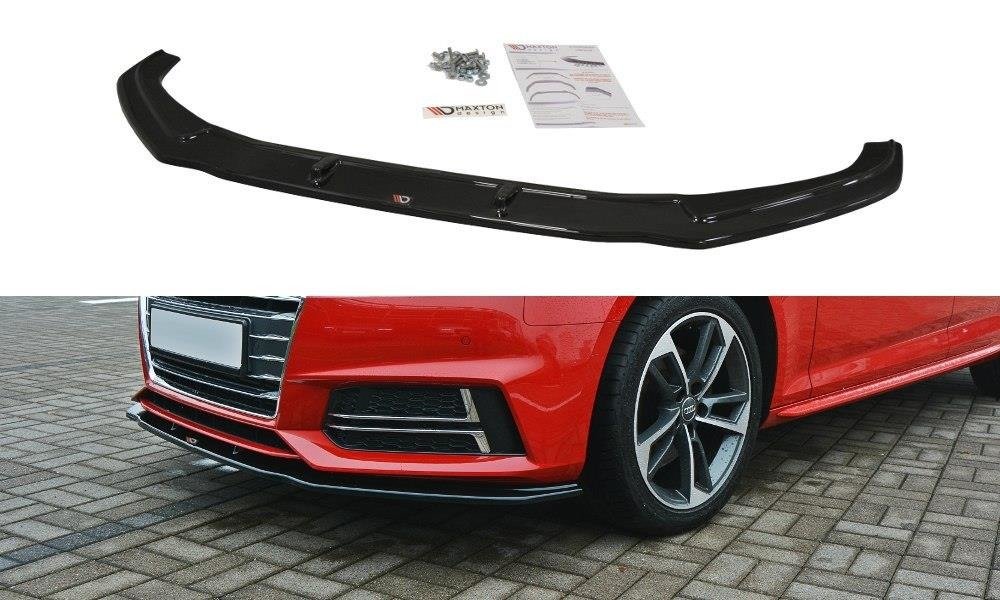 Front Ansatz V.2 für Audi S4 / A4 S-Line B9 schwarz matt