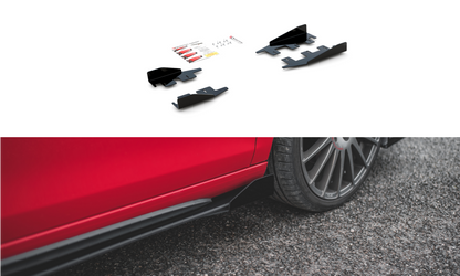 Side Flaps Volkswagen Golf GTI Mk6 schwarz Hochglanz