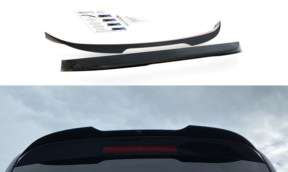 Spoiler CAP für Volkswagen Caddy Mk. 4 Carbon Look