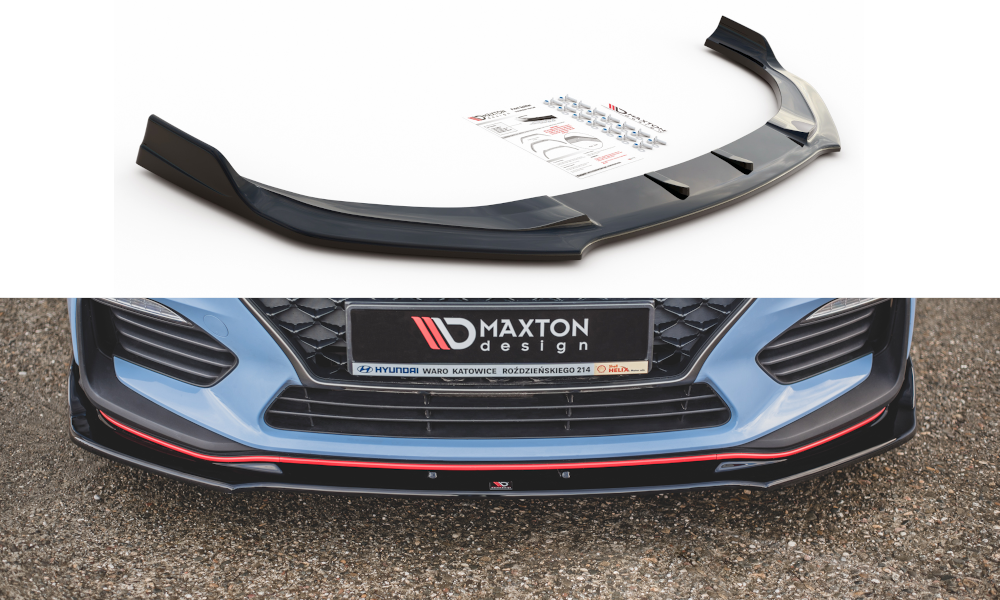 Front Ansatz V.3 für Hyundai I30 N Mk3 Hatchback/ Fastback schwarz matt