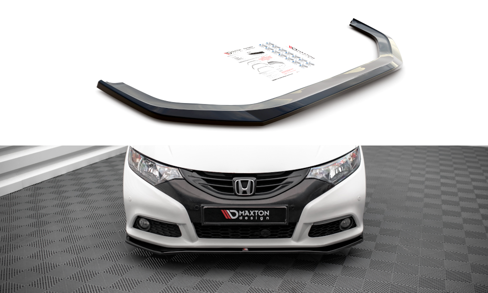 Front Ansatz V.1 für Honda Civic Mk9 schwarz matt