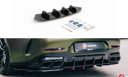 Diffusor Heck Ansatz für Mercedes-AMG GT 63 S 4-Door Coupe Aero Carbon Look