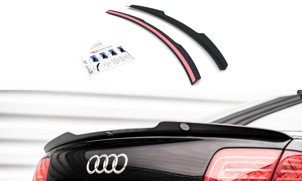 Spoiler CAP für Audi S8 D3 Carbon Look