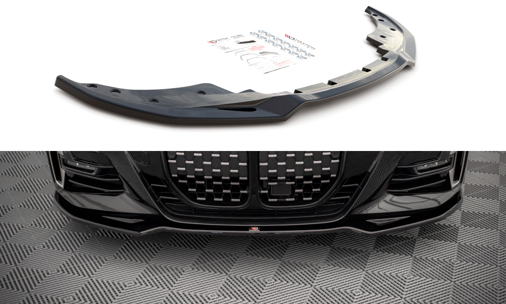 Front Ansatz V.3 für BMW 4er M-Paket G22 Carbon Look