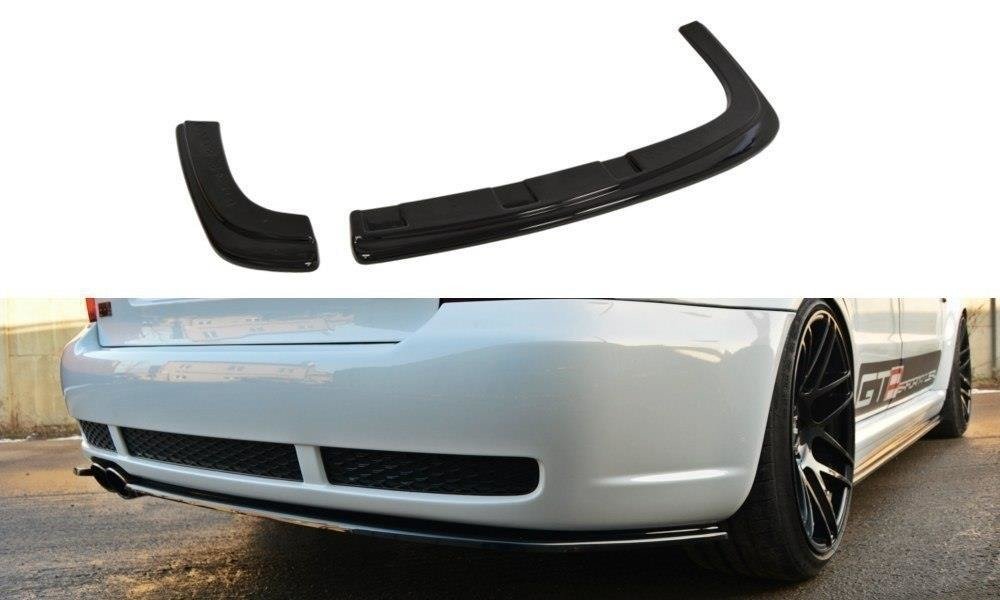 Diffusor Heck Ansatz für AUDI RS4 B5 Carbon Look
