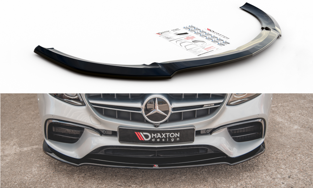 Front Ansatz V.1 für Mercedes-Benz E63 AMG Kombi/Limousine S213/W213 Carbon Look