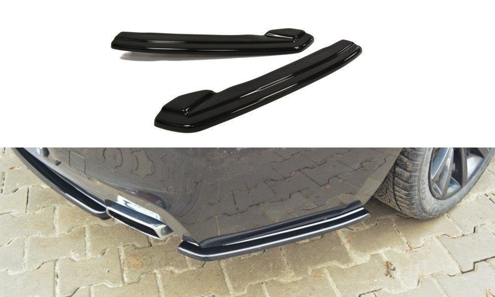 Heck Ansatz Flaps Diffusor für BMW 6er Gran Coupé M Paket schwarz matt