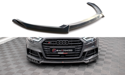 Front Ansatz V.3 für Audi S3 Sportback 8V Facelift Carbon Look