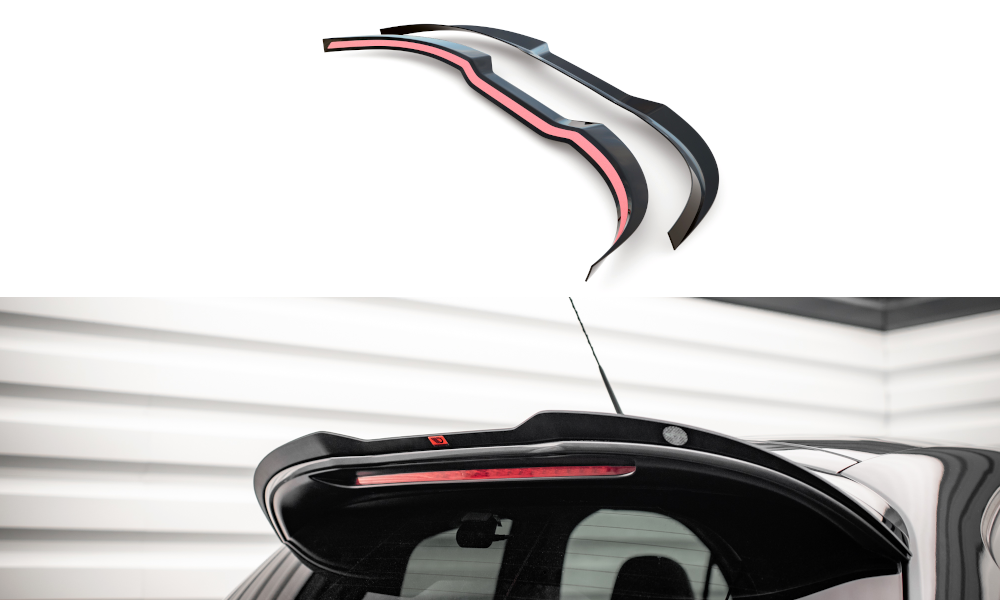 Spoiler CAP für Peugeot 208 GTi Mk1 schwarz matt