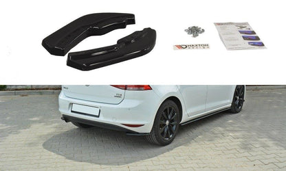 Heck Ansatz Flaps Diffusor für VW Golf Mk7 Standard schwarz Hochglanz