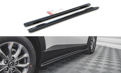 Seitenschweller Ansatz für Mazda CX-3 Carbon Look