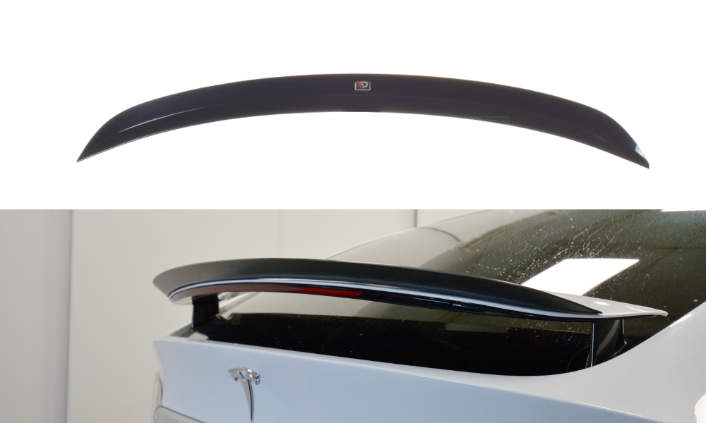 Spoiler CAP V.2 für TESLA MODEL X schwarz matt