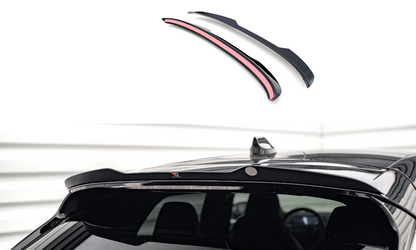 Höher Spoiler CAP für Ford Mustang Mach-E Mk1 schwarz Hochglanz