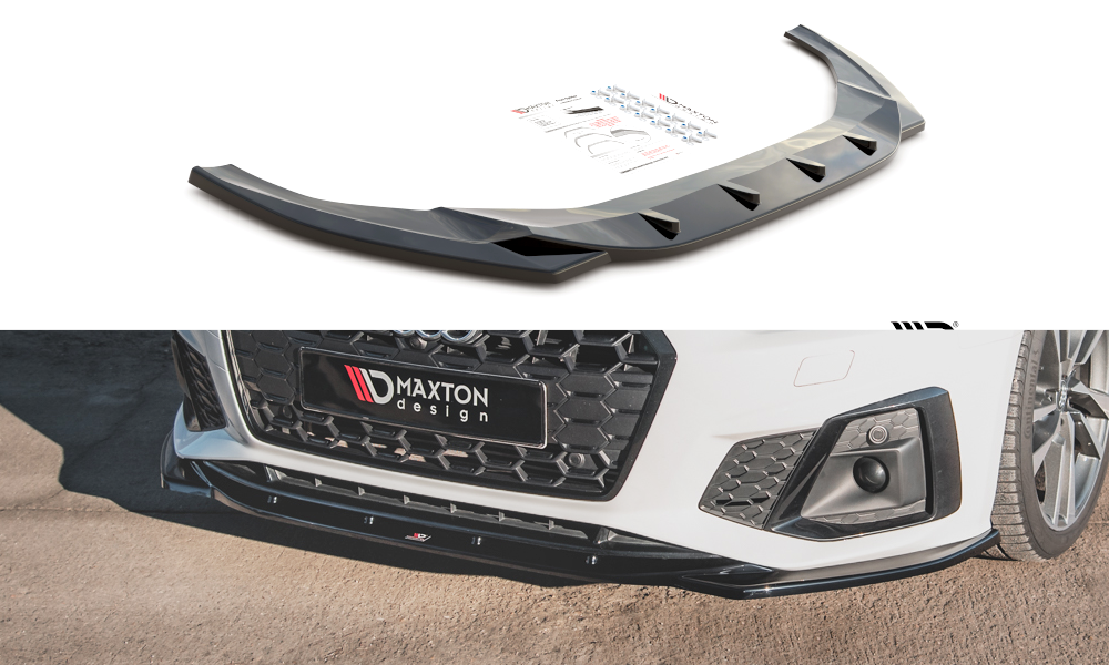 Front Ansatz V.1 für Audi S5 / A5 S-Line F5 Facelift Carbon Look