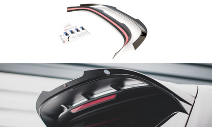 Spoiler CAP V.2 für Volkswagen Golf 8 R-Performance / GTI Clubsport schwarz Hochglanz