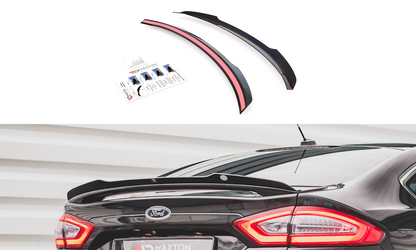 Spoiler CAP für Ford Mondeo Mk5 schwarz matt