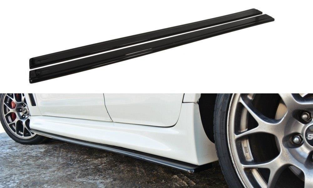 Seitenschweller Ansatz für Mitsubishi Lancer Evo X Carbon Look