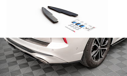 Heck Ansatz Flaps Diffusor für Ford Kuga ST-Line Mk3 schwarz matt