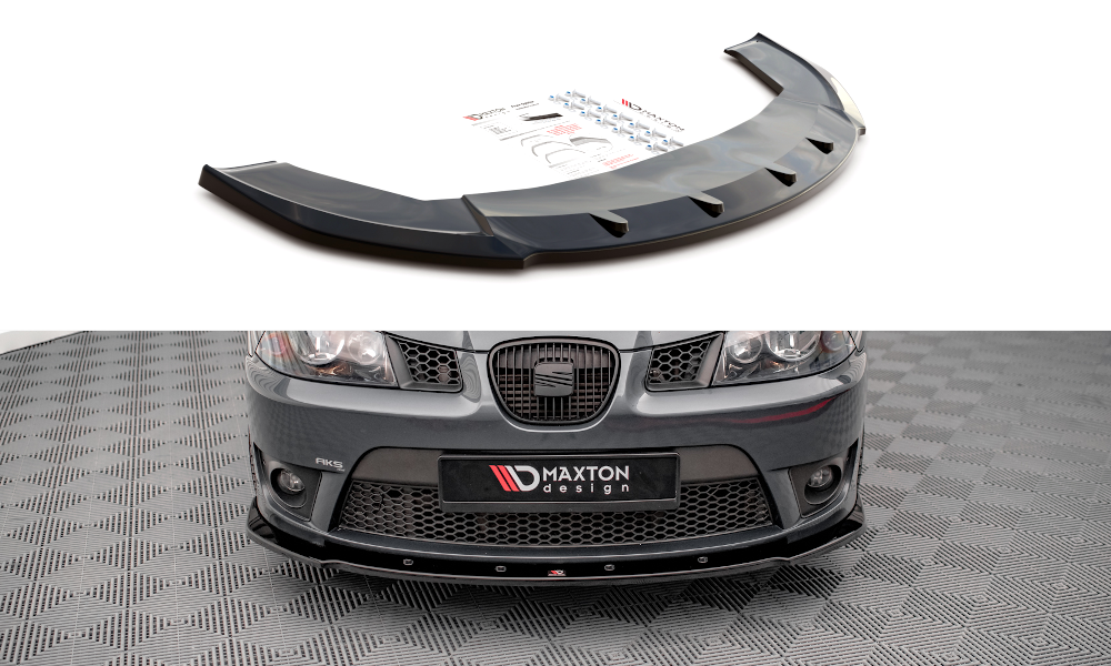 Front Ansatz V.1 für Seat Ibiza Cupra Mk3 schwarz Hochglanz