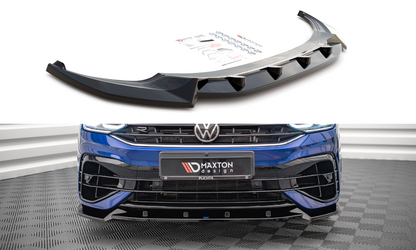 Front Ansatz V.2 für Volkswagen Tiguan R Mk2 Facelift schwarz Hochglanz