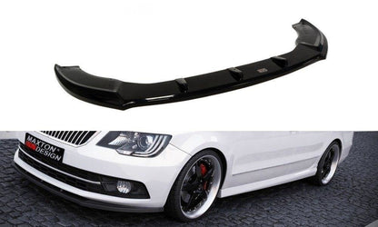 Front Ansatz für Skoda Superb Mk2 FL Carbon Look