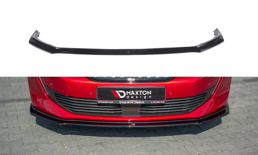 Front Ansatz V.2 für Peugeot 508 Mk2 schwarz matt