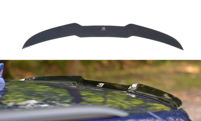 Spoiler CAP für Audi RS4 B9 Avant schwarz Hochglanz