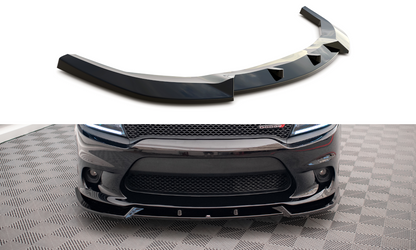 Front Ansatz V.2 für Dodge Charger SRT Mk7 Facelift schwarz matt
