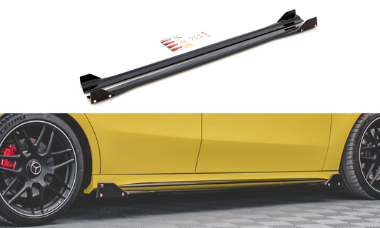 Seitenschweller Ansatz für + Flaps V.2 für Mercedes-AMG A45 S