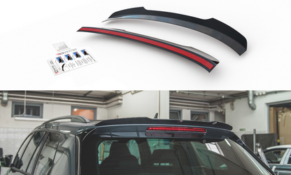 Spoiler CAP V.2 für Skoda Kodiaq Mk1 Sportline/RS Carbon Look
