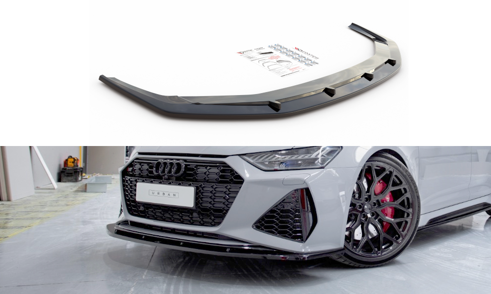 Front Ansatz V.2 für Audi RS6 C8 / RS7 C8 schwarz matt