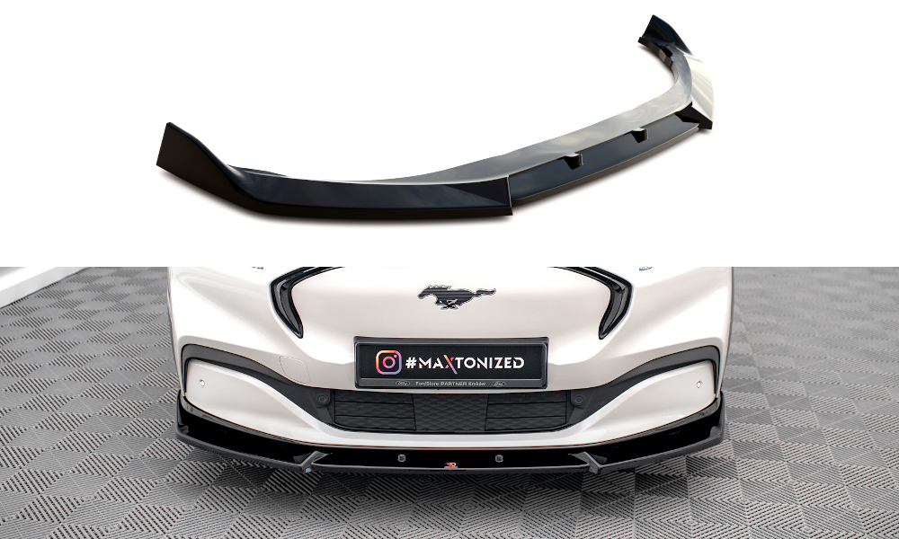 Front Ansatz V.1 für Ford Mustang Mach-E Mk1 Carbon Look