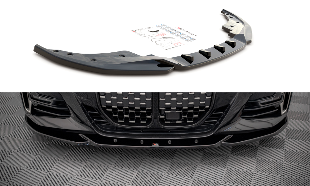 Front Ansatz V.4 für BMW 4er M-Paket G22 schwarz matt