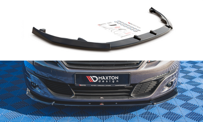 Front Ansatz V.2 für Peugeot 308 Mk2 Facelift schwarz matt