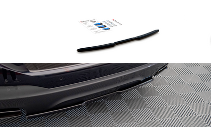 Mittlerer Diffusor Heck Ansatz für BMW 6er GT G32 M-Paket schwarz Hochglanz