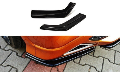 Heck Ansatz Flaps Diffusor für HONDA CIVIC VIII TYPE S/R schwarz matt