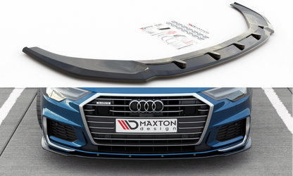Front Ansatz V.2 für Audi A6 S-Line / S6 C8  schwarz matt