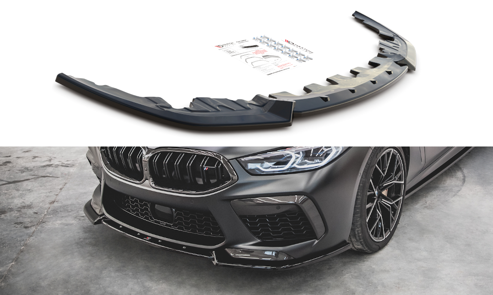 Front Ansatz V.3 für BMW M8 Gran Coupe F93 schwarz Hochglanz