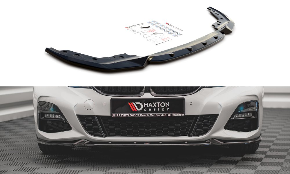 Front Ansatz V.4 für BMW 3er G20 / G21 M-Paket schwarz matt