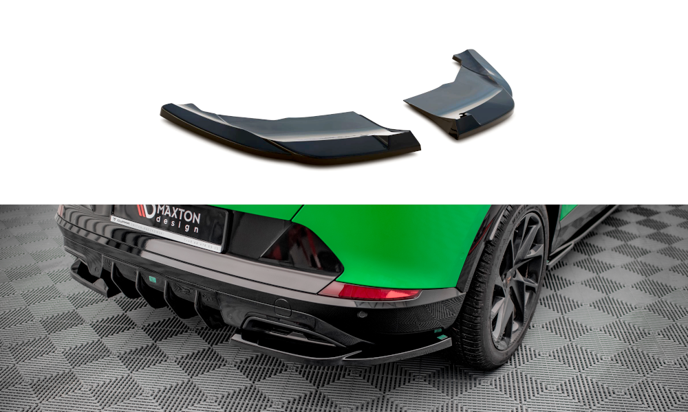 Heck Ansatz Flaps Diffusor V.2 für Cupra Formentor schwarz Hochglanz
