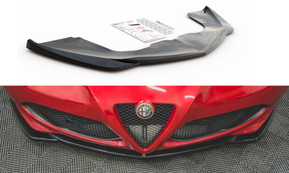 Front Ansatz für Alfa Romeo 4C schwarz Hochglanz