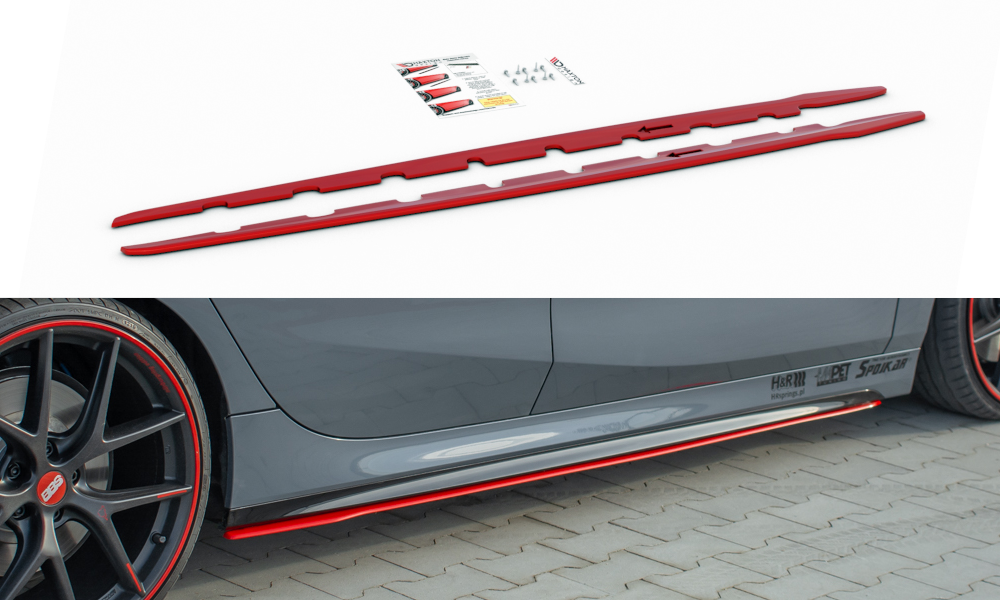 Seitenschweller Ansatz für V.2 für BMW 1er F40 M-Paket/ M135i