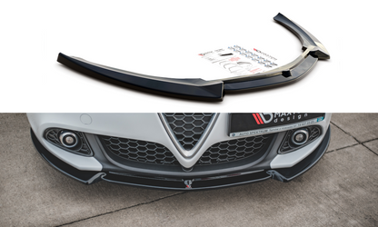 Front Ansatz V.3 für Alfa Romeo Giulietta  schwarz matt
