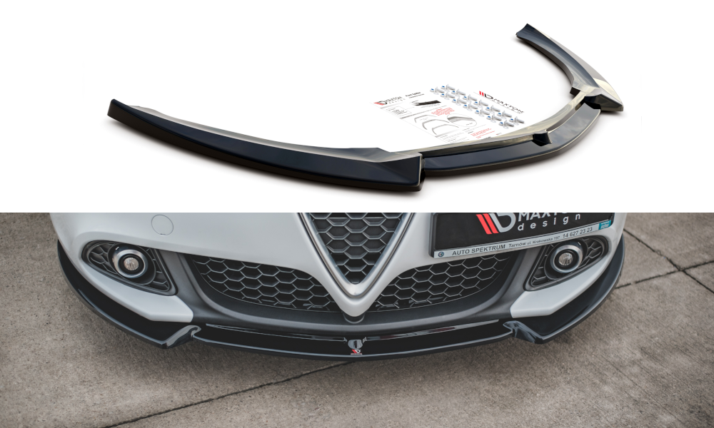 Front Ansatz V.3 für Alfa Romeo Giulietta  Carbon Look