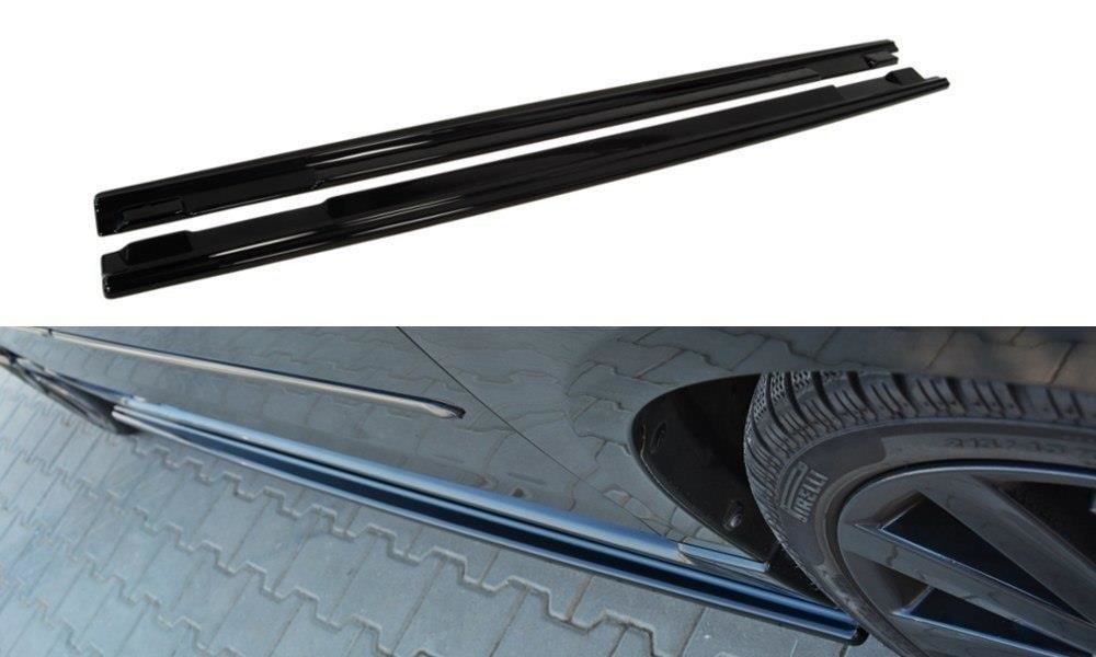 Seitenschweller Ansatz für MAZDA 3 MPS MK1 (vor Facelift) schwarz Hochglanz