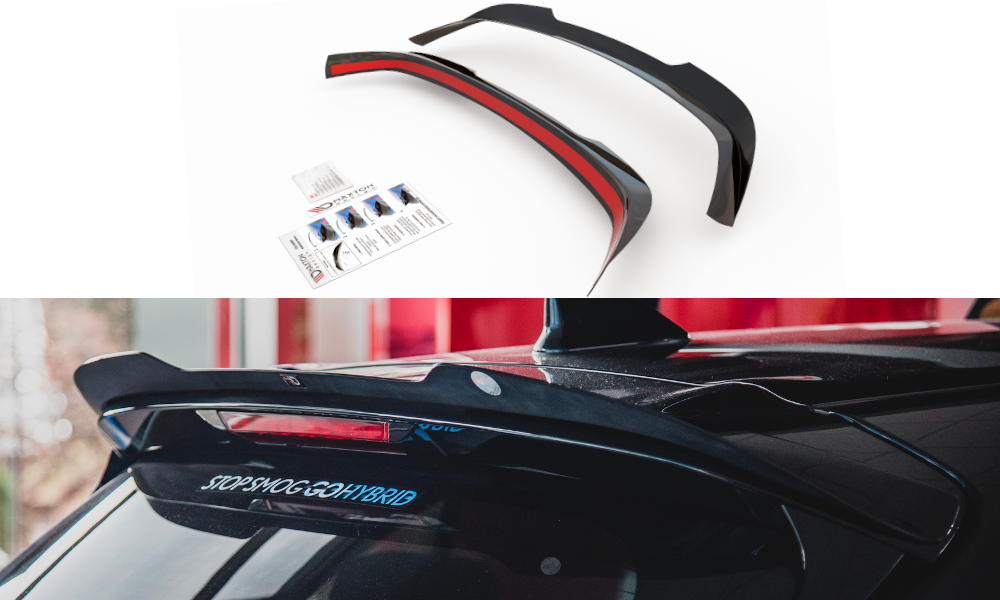 Spoiler CAP für Toyota Corolla XII Hatchback schwarz Hochglanz